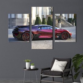 Картина Bugatti Divo з забарвленням "сонечка" 141x90 см (1306-32)