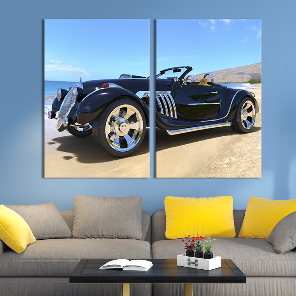 Картина Люксова ретро-машина 71x51 см (104-2)