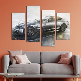 Картина Рідкісний автомобіль Mercedes-Benz SLR McLaren 89x56 см (1367-42)