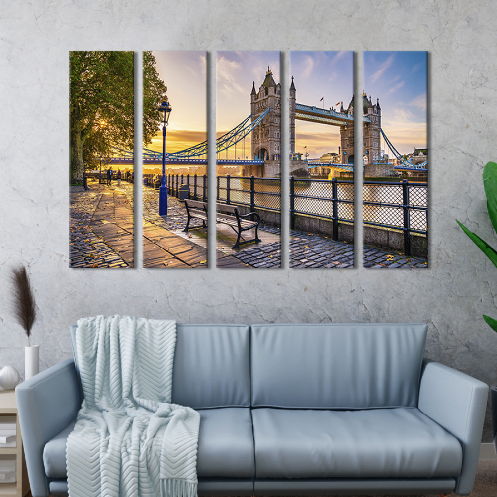 Картина Знаменитий Тауерський міст 87x50 см (403-51)