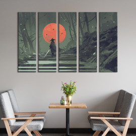 Картина Самурай на шляху до сонця 87x50 см (513-51)
