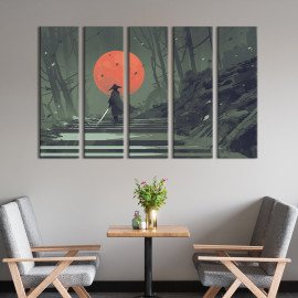 Картина Самурай на шляху до сонця 87x50 см (513-51)