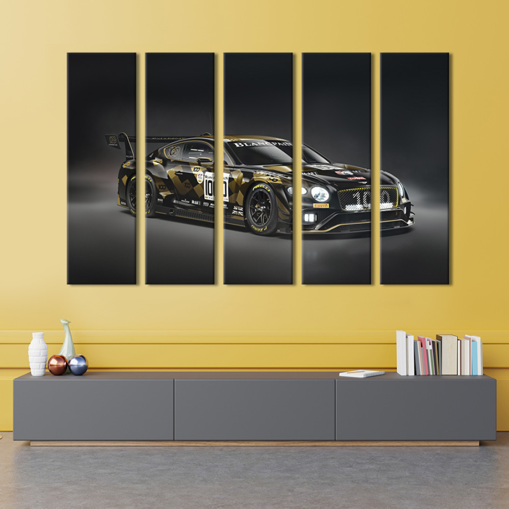 Картина Елітний спорткар Bentley Continental 132x80 см (1260-51)