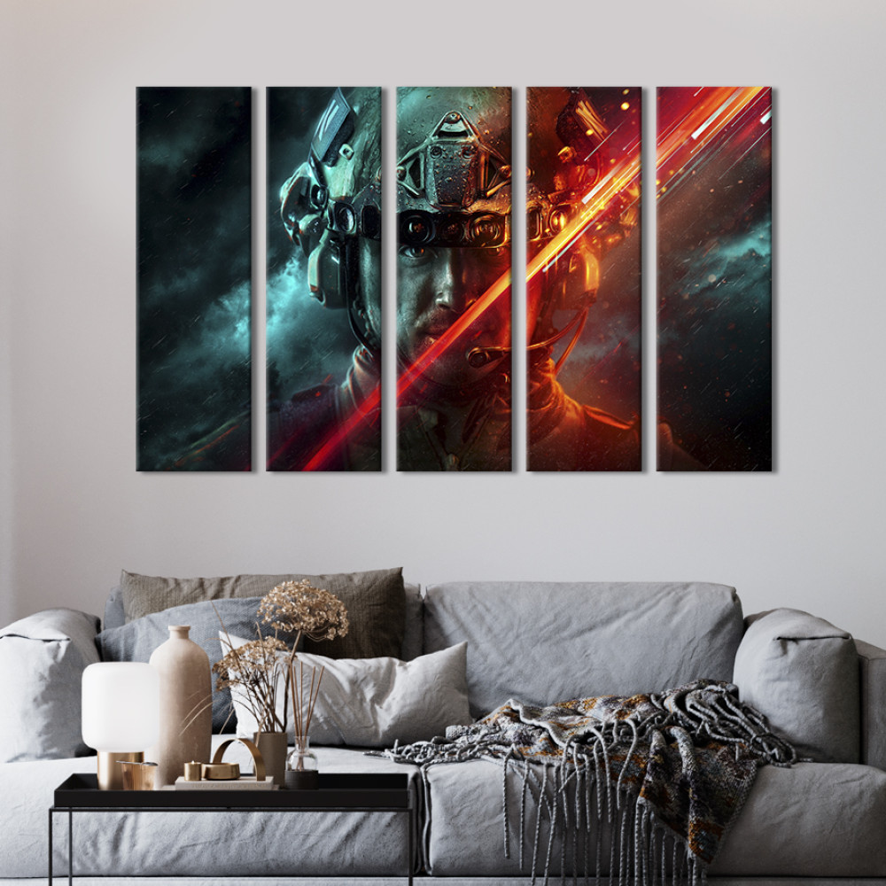 Картина Яскравий постер Battlefield 2042 87x50 см (667-51)