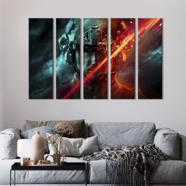 Картина Яскравий постер Battlefield 2042 87x50 см (667-51)