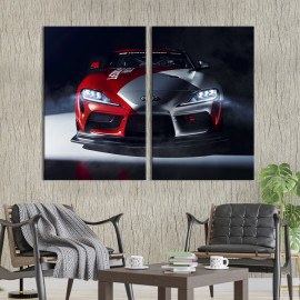 Картина Гоночна Toyota Supra 71x51 см (1405-2)