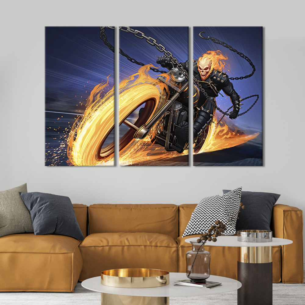 Картина Ghost Rider 156x100 см (713-31)