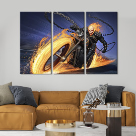 Картина Ghost Rider 128x81 см (713-31)