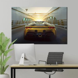 Картина Ferrari SF90 Spider 122x81 см (1319-1)