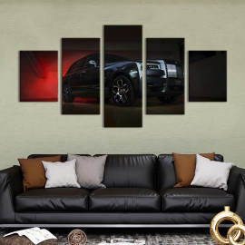 Картина Стильне авто Rolls-Royce Cullinan Black Badge 112x54 см (1391-52)