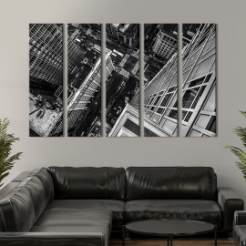 Картина Вид з висоти на вулицю Нью-Йорка 87x50 см (377-51)