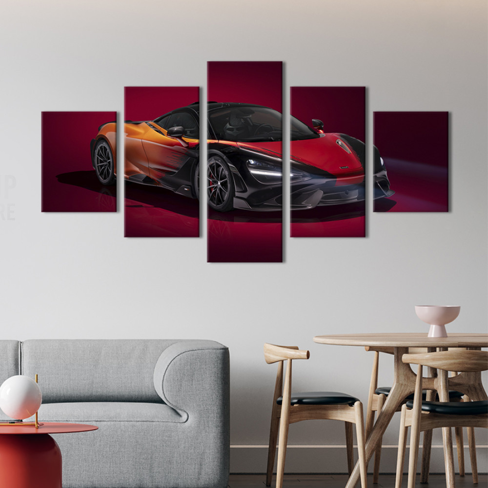Картина Феноменальний спорткар McLaren 765LT 112x54 см (1389-52)