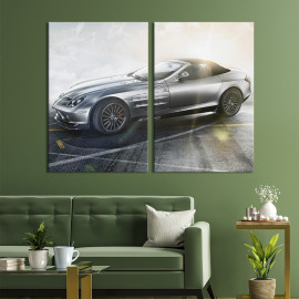 Картина Автомобіль Mercedes-Benz SLR McLaren 71x51 см (1367-2)