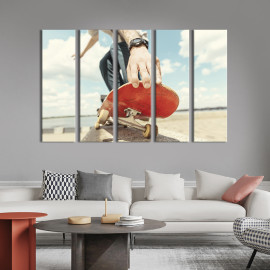 Картина Скейтбордист 87x50 см (499-51)