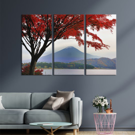 Картина Далекий вулкан 78x48 см (558-31)