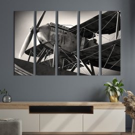 Картина Раритетний літак 87x50 см (92-51)