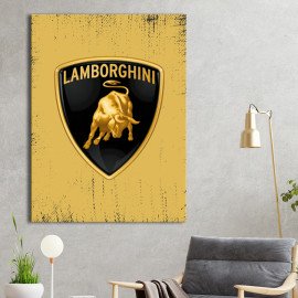 Картина Логотип - Ламборджині 50x38 см (P0455)