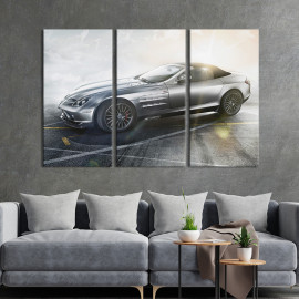 Картина Елітний автомобіль Mercedes-Benz SLR McLaren 78x48 см (1367-31)