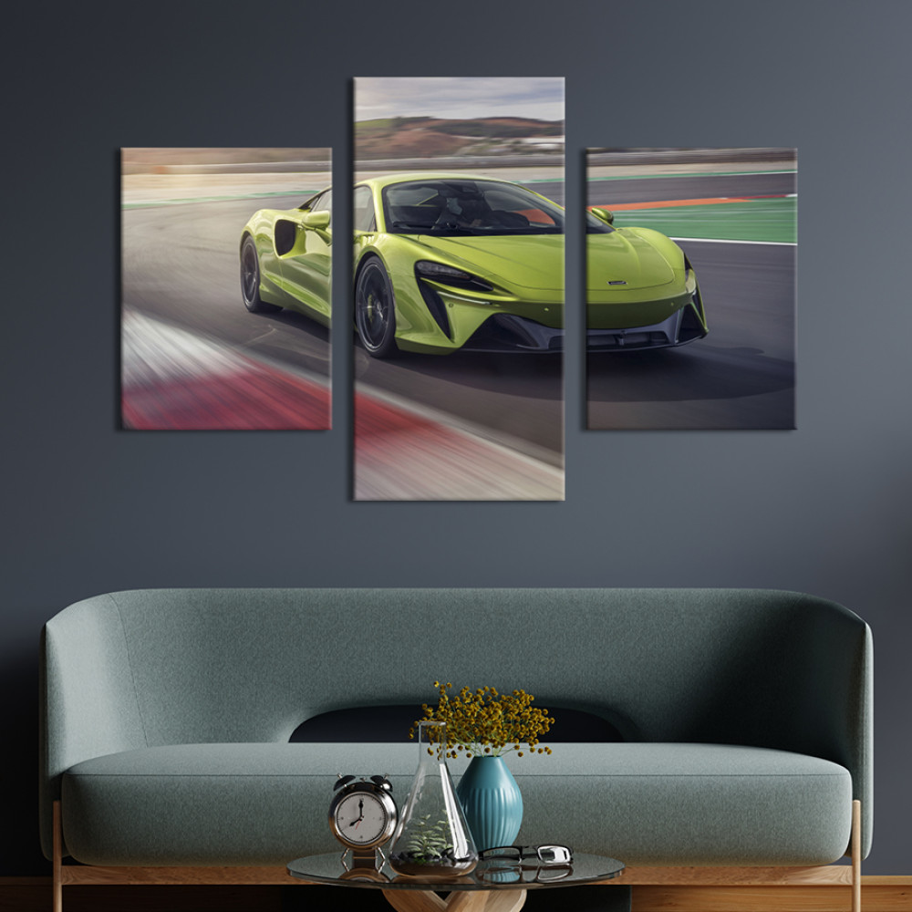 Картина Британське авто Макларен Артура 66x40 см (1280-32)