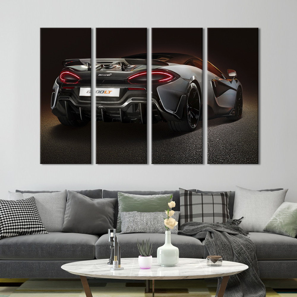 Картина Шикарний автомобіль McLaren 570S 89x53 см (1351-41)