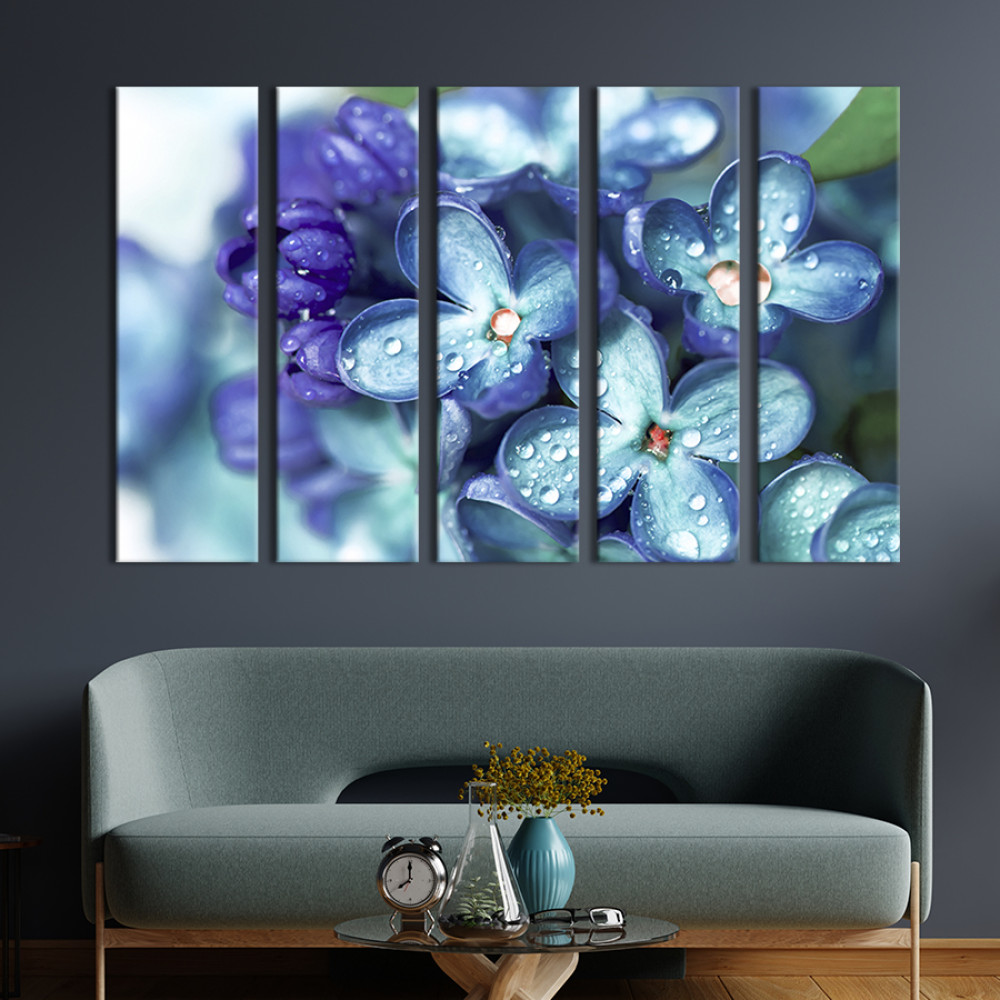 Картина Роса на маленьких кольорах 87x50 см (235-51)