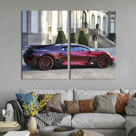 Картина Гарне авто Bugatti Divo Lady Bug 71x51 см (1306-2)