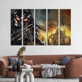 Картина Могутній мисливець Predator 87x50 см (1518-51)