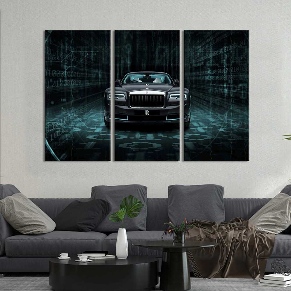 Картина Преміум-авто Rolls-Royce Wraith 78x48 см (1395-31)