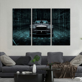 Картина Преміум-авто Rolls-Royce Wraith 78x48 см (1395-31)