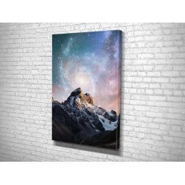 Картина Гора на тлі космосу 51x34 см (873)