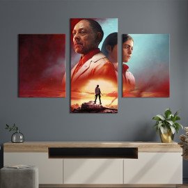 Картина Стильний постер гри Far Cry 6 66x40 см (1451-32)