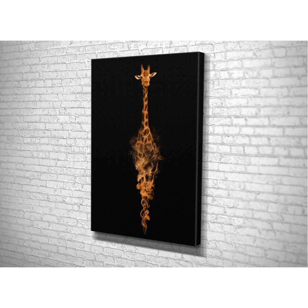 Картина Абстракція жираф 51x34 см (455)