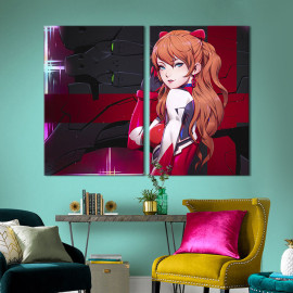 Картина Аска Ленглі Сорью, Neon Genesis Evangelion 71x51 см (1459-2)