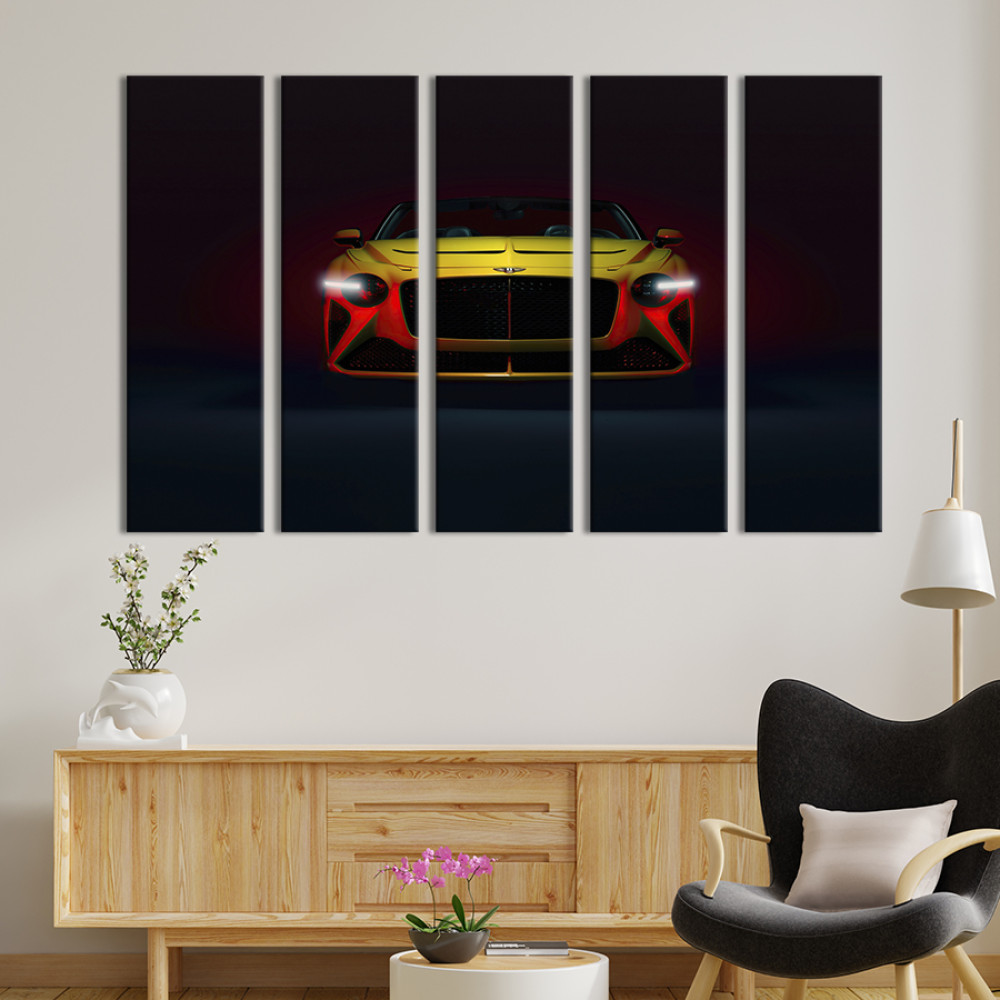 Картина Кабріолет Bentley Mulliner Bacalar 87x50 см (1289-51)