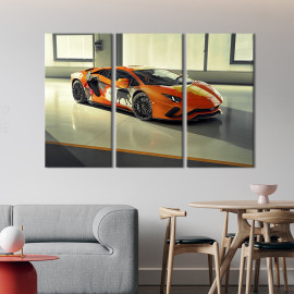 Картина Стильний дизайн Lamborghini Aventador 78x48 см (1333-31)
