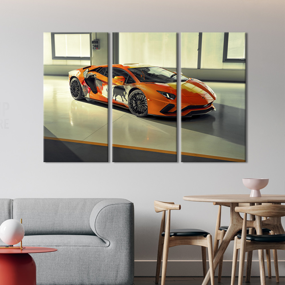 Картина Стильний дизайн Lamborghini Aventador 128x81 см (1333-31)