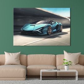 Картина Lamborghini Sian Roadster 122x81 см (1274-1)