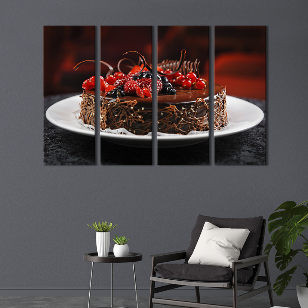 Картина Гарний шоколадний торт 89x53 см (275-41)