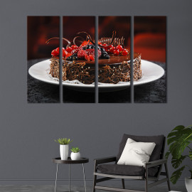 Картина Гарний шоколадний торт 89x53 см (275-41)