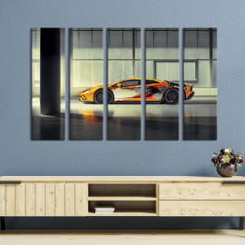 Картина Люксовий суперкар Lamborghini Aventador S 87x50 см (1248-51)
