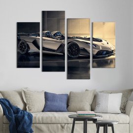 Картина Елітне авто Lamborghini SC20 89x56 см (1269-42)