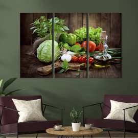 Картина Овочевий натюрморт 78x48 см (279-31)
