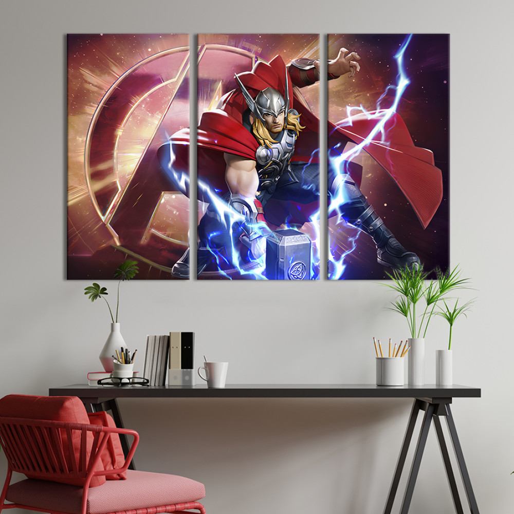 Картина Тор Marvel comics 78x48 см (754-31)