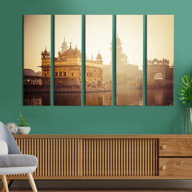 Картина Священний Золотий Храм сикхів 87x50 см (336-51)
