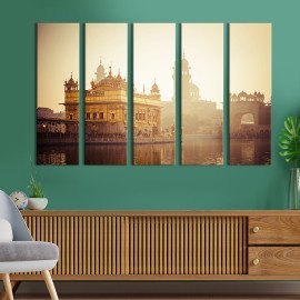Картина Священний Золотий Храм сикхів 87x50 см (336-51)