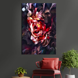 Картина в офіс Містична абстрактна дівчина 120x80 см (2art_134)