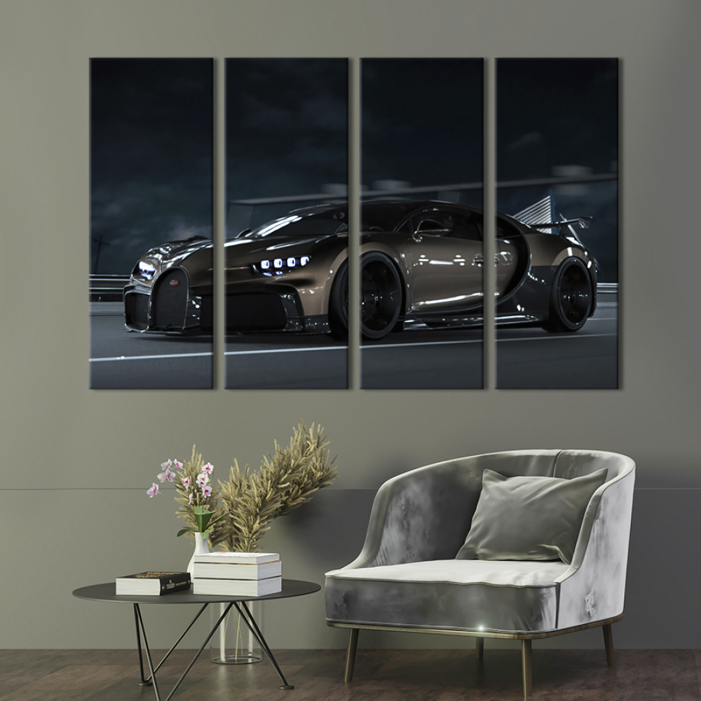Картина Ексклюзивний автомобіль Бугатті 149x93 см (1302-41)