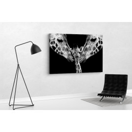 Картина дитячу Маленький жираф з батьками 51x34 см (474)