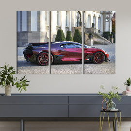 Картина Bugatti Divo з незвичайним забарвленням 78x48 см (1306-31)