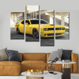 Картина Стильний Dodge Challenger 89x56 см (1312-42)